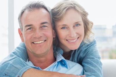 Male and female couple smiling after botox, pascoe vale vic