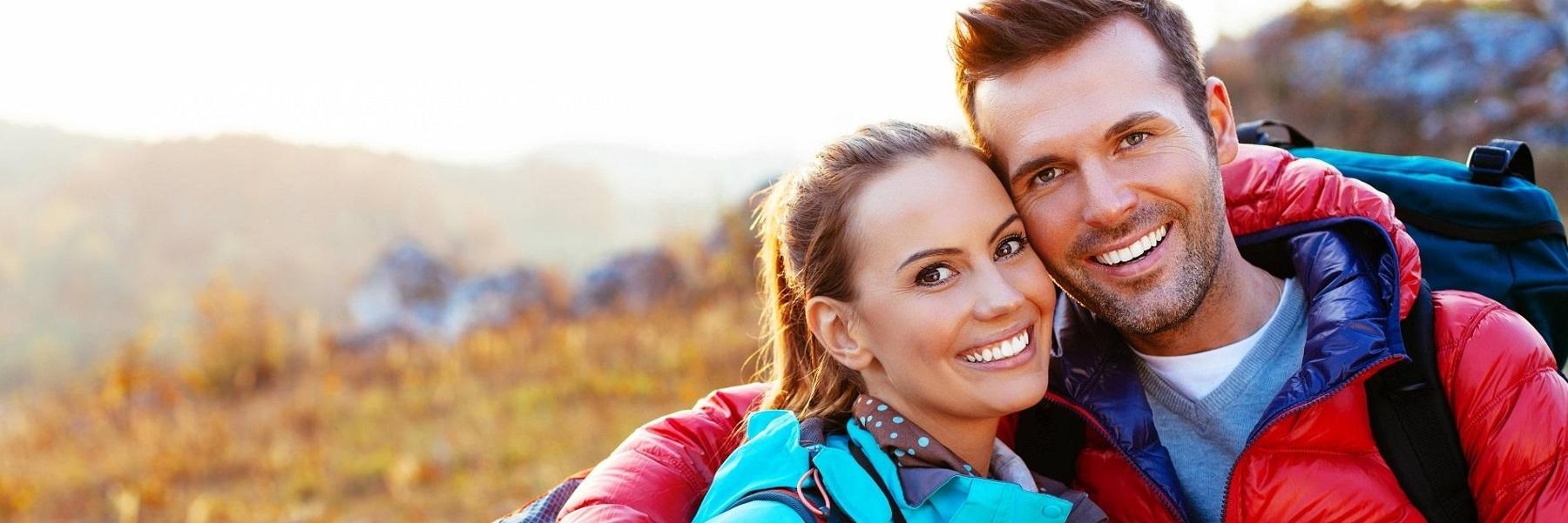 couple taking a selfie