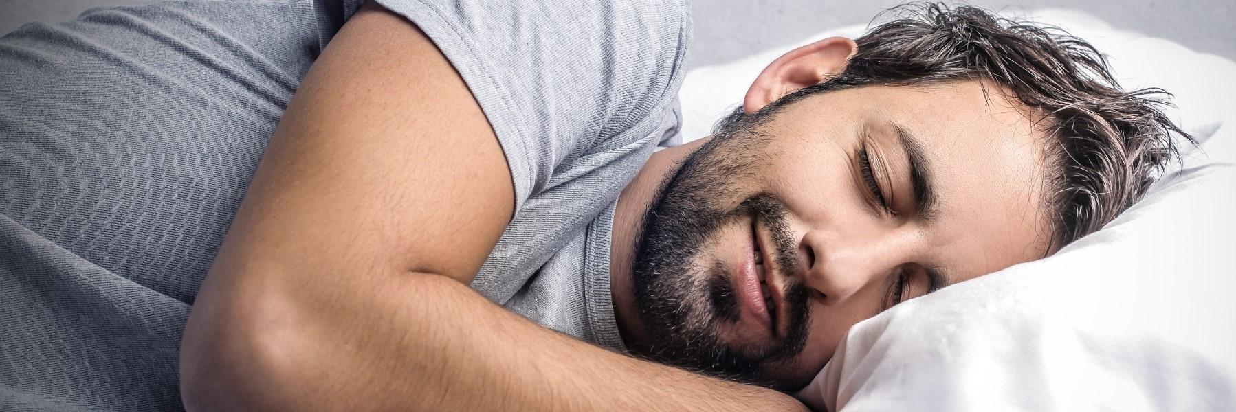 Man sleeping peacefully | dentist glenroy vic